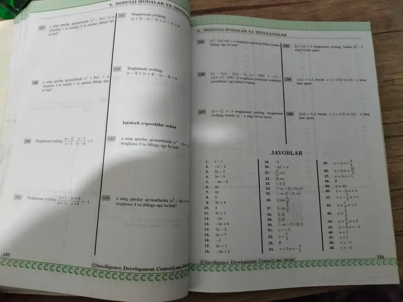 IDC Matematika 2- qism 3 IDC Matematika 2- qism 3
