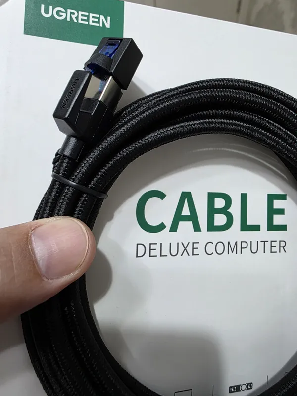 UGREEN CAT8 Ethernet Cable Сетевой кабель 40Гбит/с патч корд — фото 5