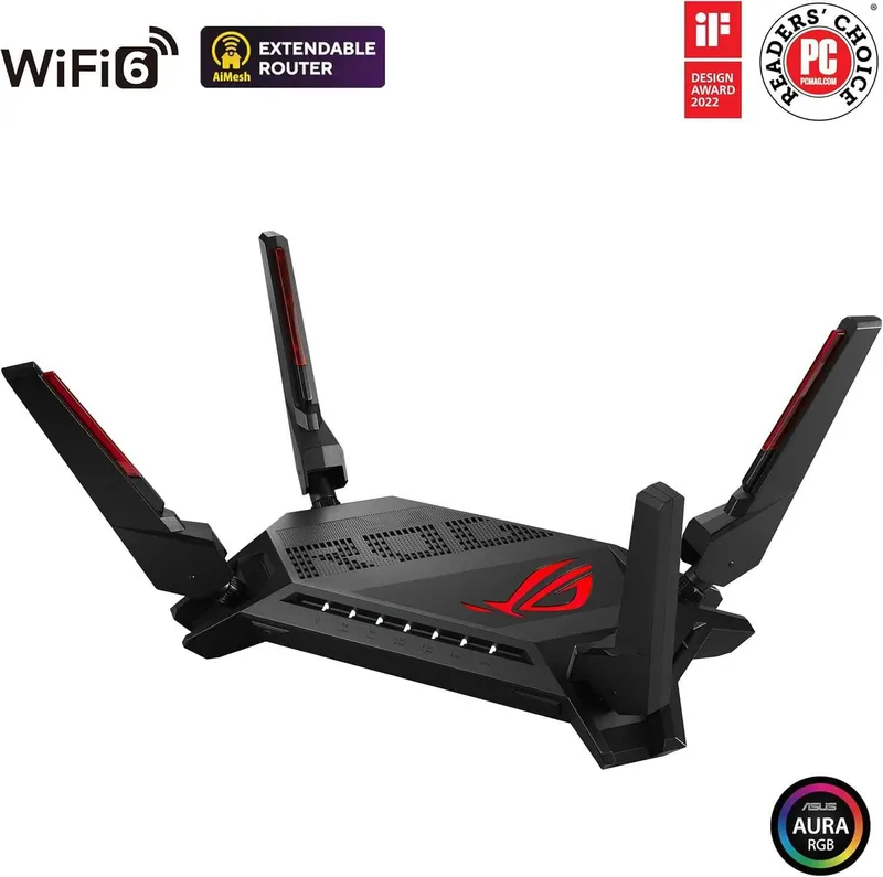Игровой роутер ASUS ROG Rapture GT-AX6000 WiFi 6 AX6000 2.5G — фото 4