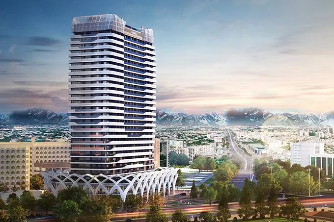 Элитная квартира с видом на Tashkent City в комплексе NRG U Tower
