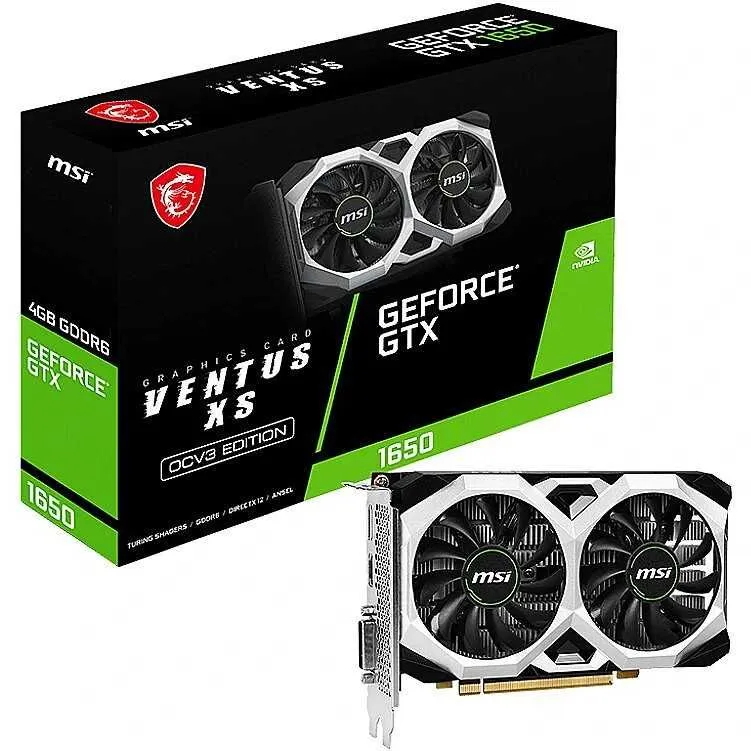 ! Видеокарта VGA MSI GeForce GTX 1650 D6 VENTUS XS OCV3 цена с НДС 1 ! Видеокарта VGA MSI GeForce GTX 1650 D6 VENTUS XS OCV3 цена с НДС 1