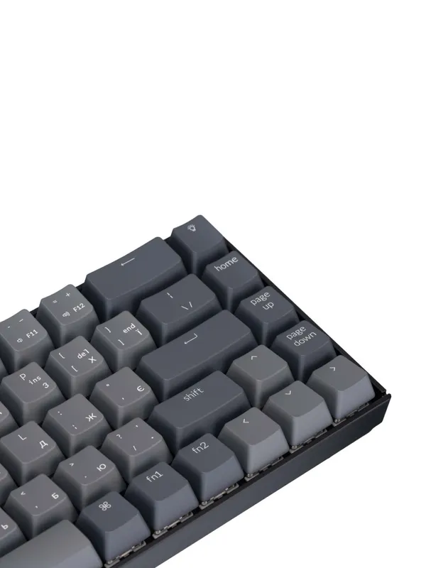 Беспроводная игровая механическая клавиатура Keychron K6 (68 клавиш), Gateron G Pro Red, White LED, Bluetooth, K6O1 — фото 3