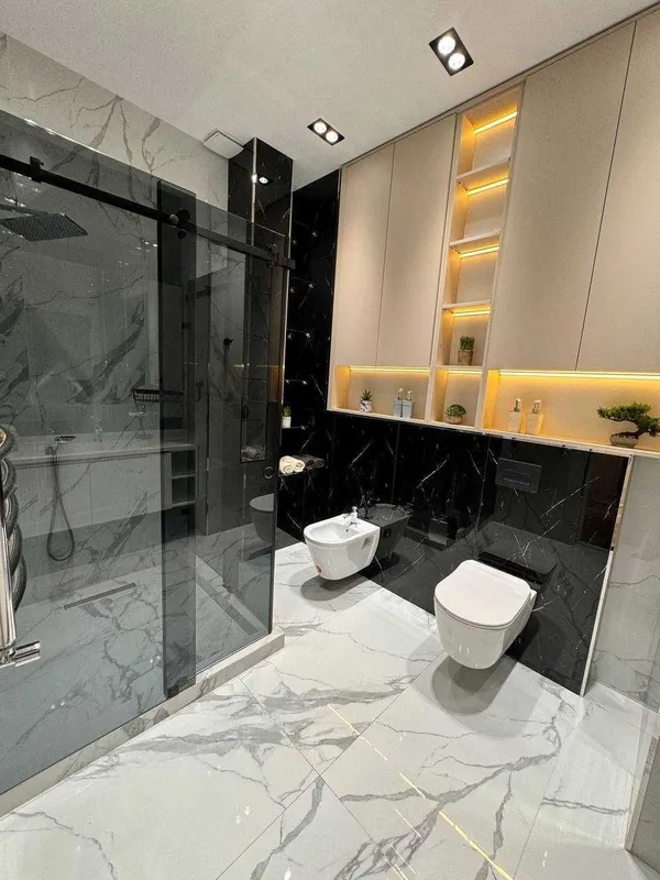Сдам шикарную 2х ком кв-ру 4/12 Жк Mirabad Avenue ор-р метро Айбек А1 — фото 8