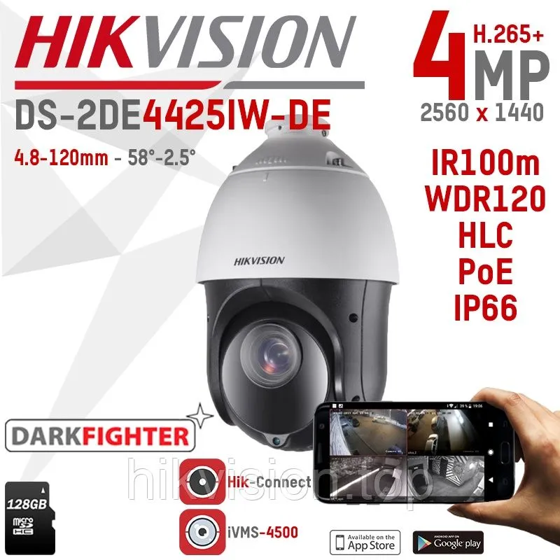 Hikvision PTZ DS-2DE4425IW-DE T5 1 Hikvision PTZ DS-2DE4425IW-DE T5 1