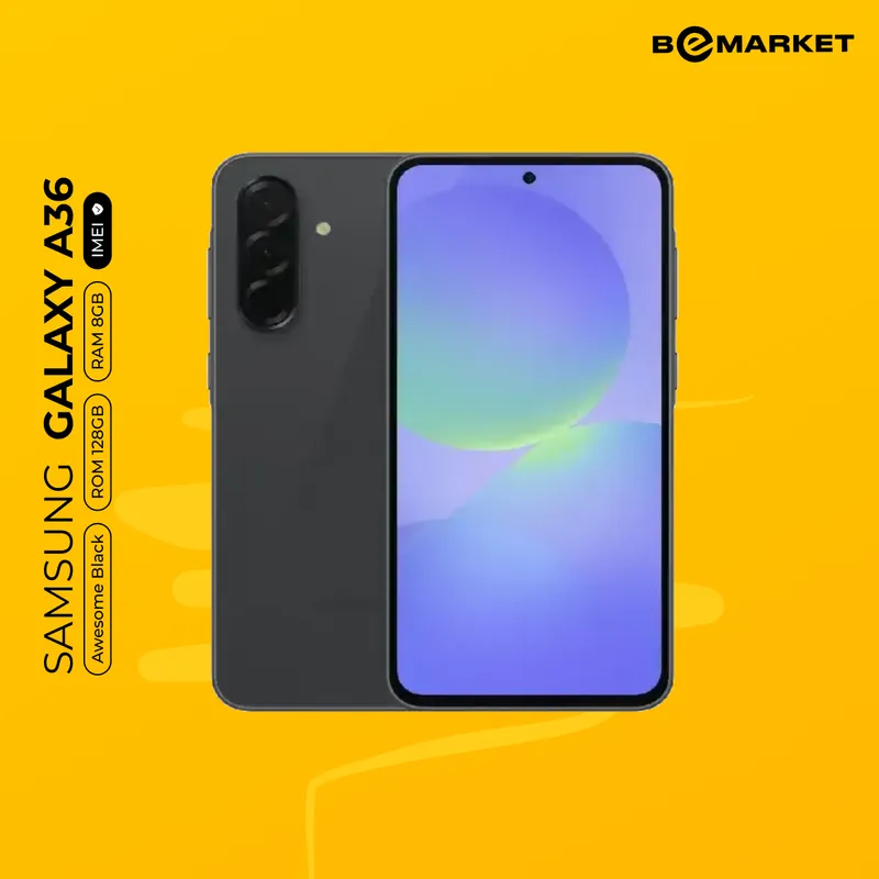 Samsung Galaxy A36, Awesome Black, 8/128 GB