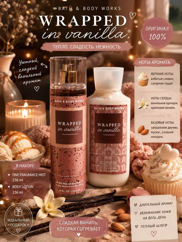 Bath & Body Works Wrapped in Vanilla