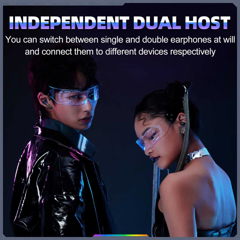 ONIKUMA T27 DUAL-MODE Игровая гарнитура TWS 2.4G — фото 3