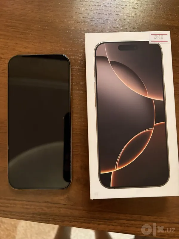 iPhone 16 Pro Desert Titanium / 256 GB / 89% 1 iPhone 16 Pro Desert Titanium / 256 GB / 89% 1
