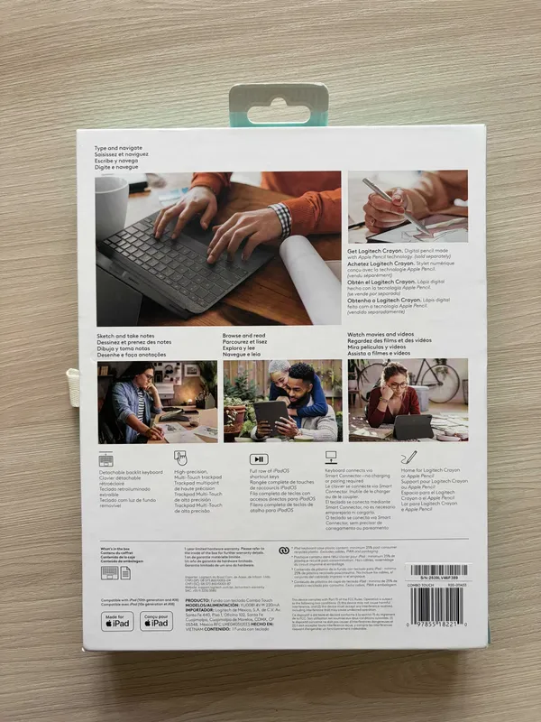 Чехол-клавиатура Logitech Combo Touch для iPad Air 11" — фото 4