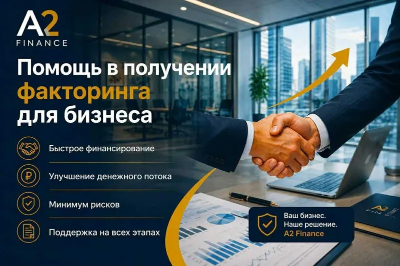 Помощь в получении факторинга для бизнеса от «А2 Finance» !