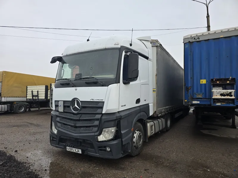 Мега Mercedes Actros Metan Мега Прицеп — фото 4