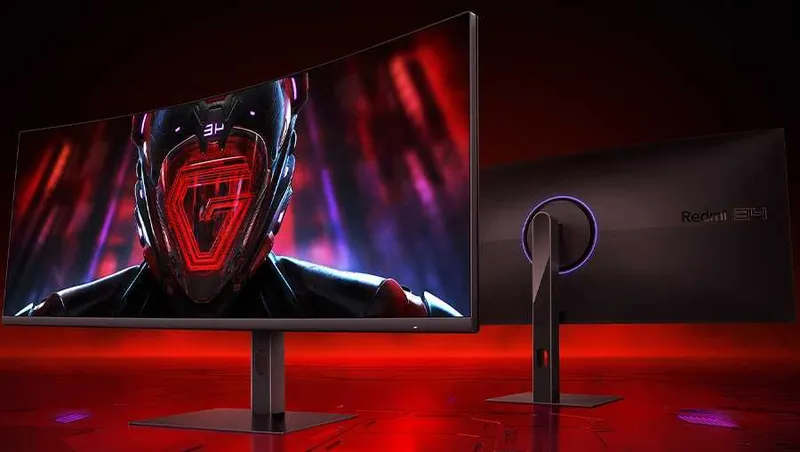 Redmi 34″ G34WQ Curved Gaming, 180z, 1mc, UHD (3440 х 1440), HDMI+DP — фото 2