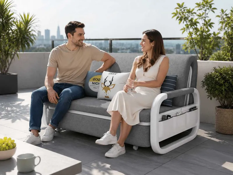 Диван-кровать с ящиком для хранения SmartSofa