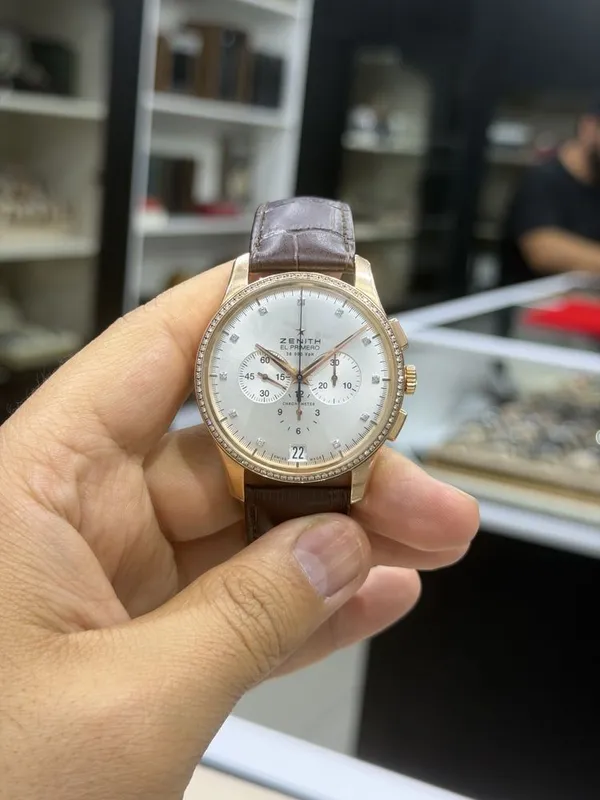 Легендарные Золотые часы Zenith El Primero 3