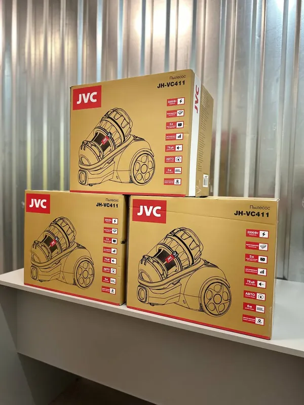 Продаю новые бытовые пылесосы JVC JH-VC411 2