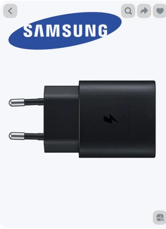 Samsung original.EP-TA 800 25W.  +шнур TYPE-C 8