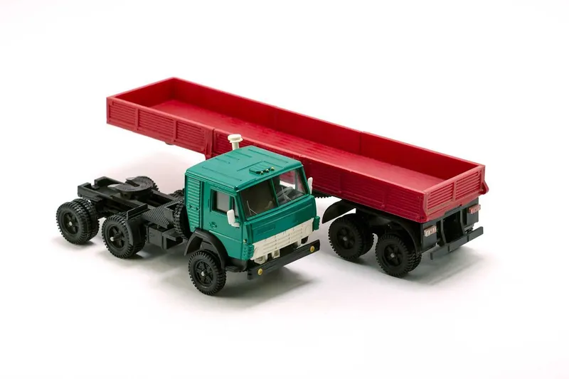 КАМАЗ-5410 Седельный тягач с полуприцепом, про-во СССР, масштаб 1:43. — фото 4