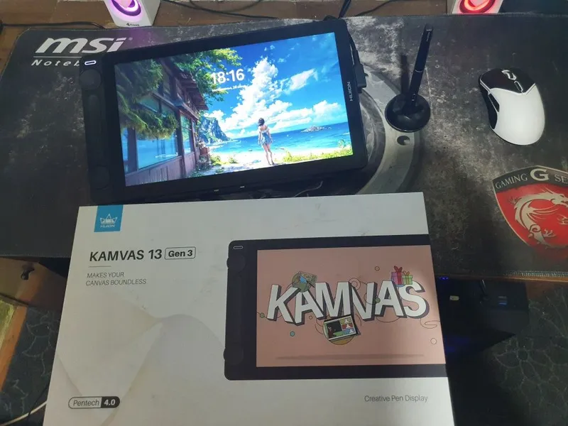 Huion Kamvas 13 Gen 3 sotiladi Графический планшет Продам Huion Kamvas 2