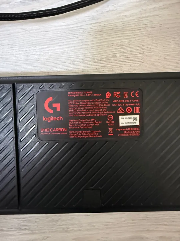 Клавиатура Logitech G413 Carbon — фото 3