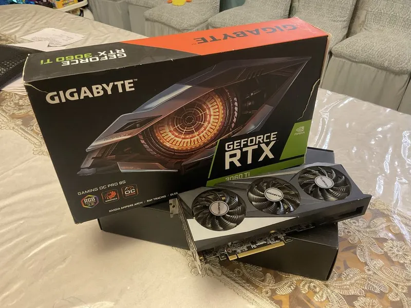 Gigabyte RTX 3060Ti OC — фото 1