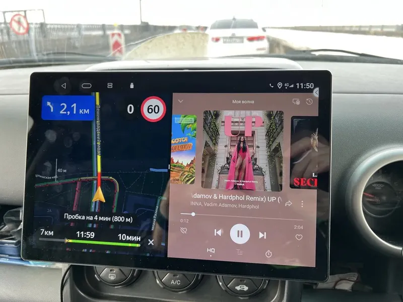 Магнитола 13 дюйм 8 и 4 ядер 4/64г, 6/128г WiFi 4G сим CarPlay янги — фото 4
