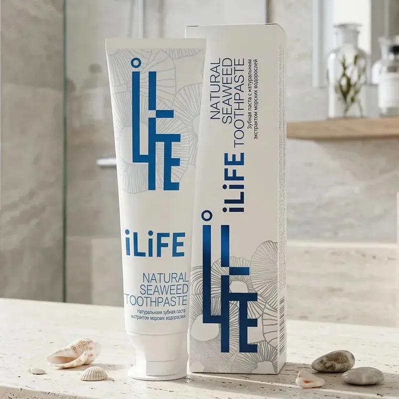 Натуральная зубная паста iLiFE с морскими водорослями 3