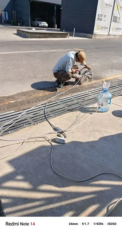 Beton kesish . Transhiya kavlash kabel tashlash 3