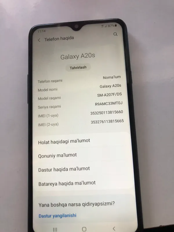 Samsung a20 s 3