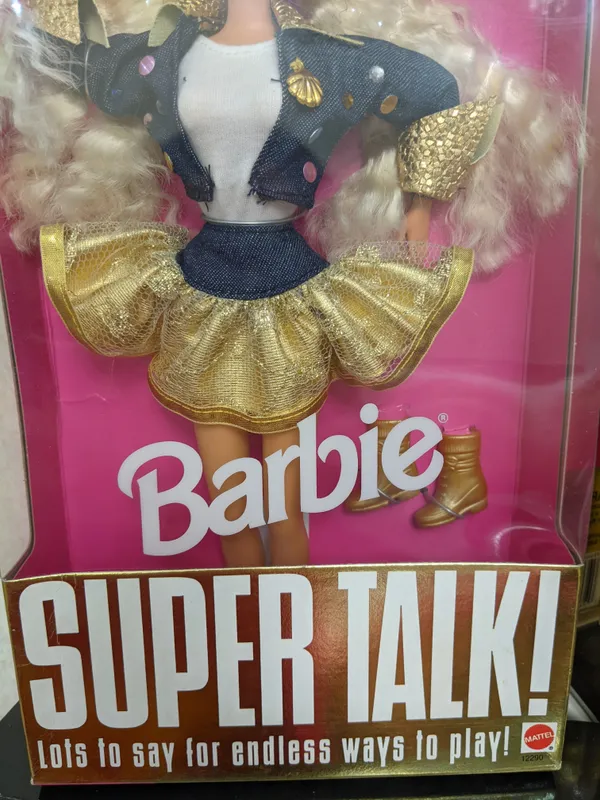 Barbi qo‘g‘irchog‘i Super Talk 1995 vintaj 3