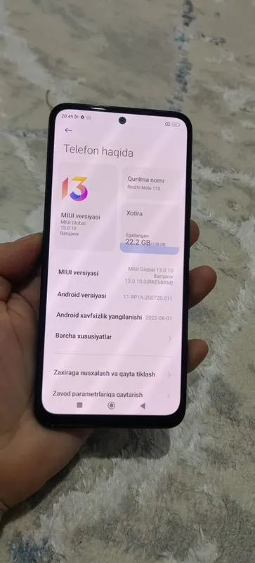 Redmi not 11s sotiladi — фото 1