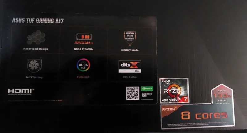 Продаётся б/у игровой ноутбук ASUS TUF Gaming A17 — фото 1