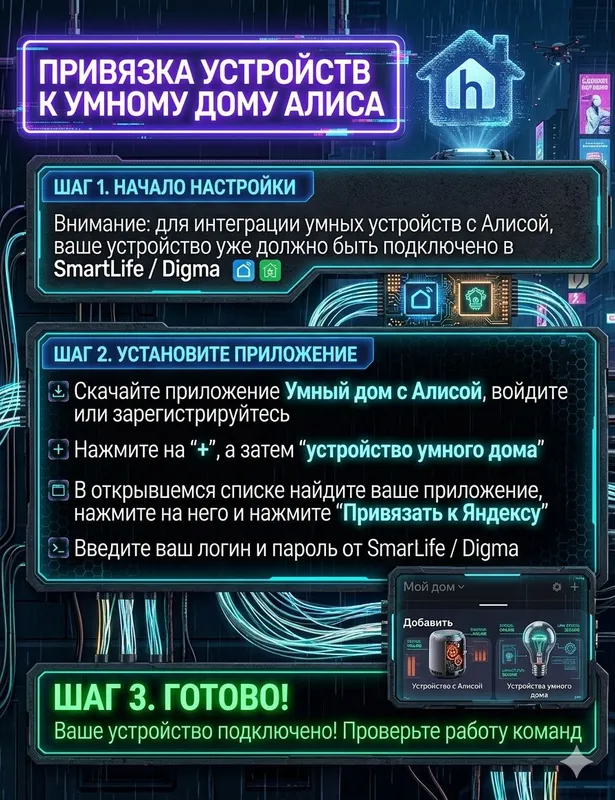 Умный термометр - гигрометр WiFi Tuya, Алиса — фото 6