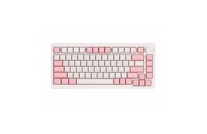 } Клавиатура Akko 5075B Plus Prunus Lannesiana CS Silver RGB } Клавиатура Akko 5075B Plus Prunus Lannesiana CS Silver RGB