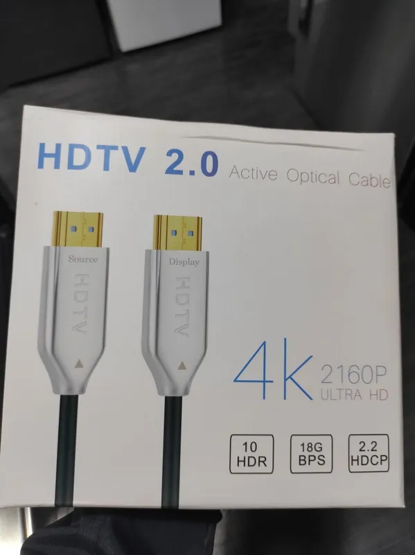 Hdmi кабель 40m/ метров 4 k ( оптический ) — фото 1