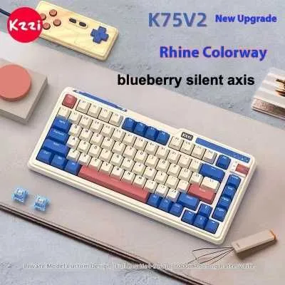 Игровая клавиатура Kzzi K75 Pro (пуддинг)