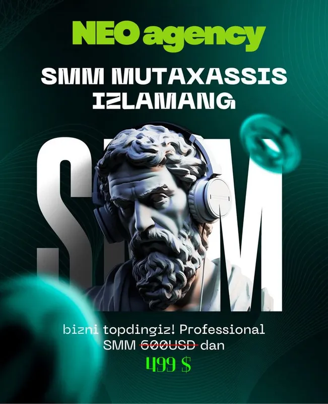 SMM Xizmatlari Professional darajadagi !