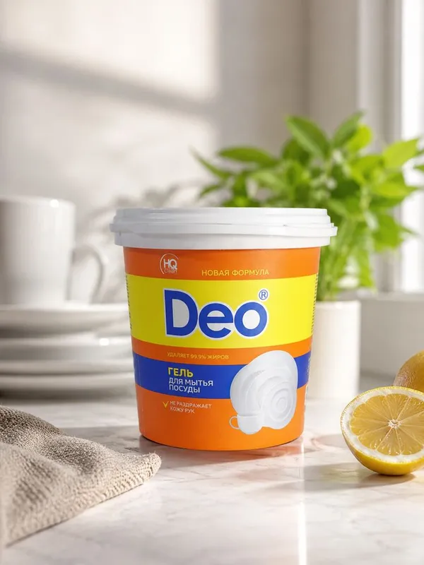 Гель для мытья посуды DEO