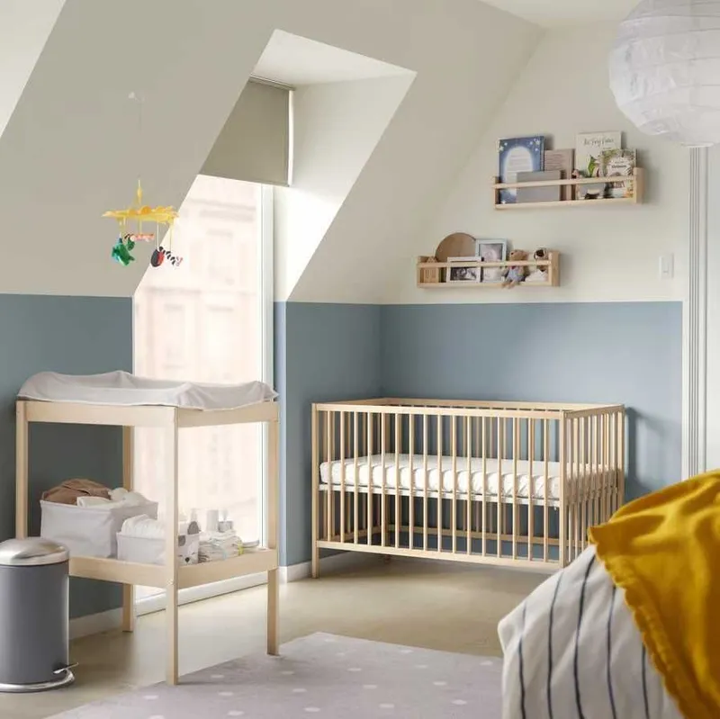 IKEA Sniglar Кроватка для новорожденного и пеленальный столик комплект 2 IKEA Sniglar Кроватка для новорожденного и пеленальный столик комплект 2