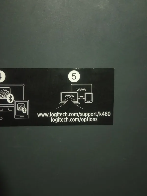 Logitech Bluetooth klavytura K480 4 Logitech Bluetooth klavytura K480 4