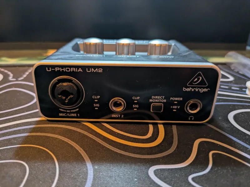Полный комплект для стриминга и записи: Behringer B-1 + UM2 + BH 470 — фото 3