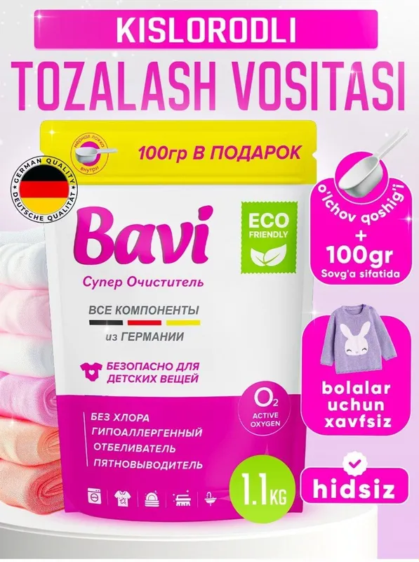 Bavi 1.1 kg lisi optom narxda