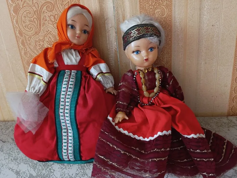 Куклы - грелки на чайник , самовар СССР