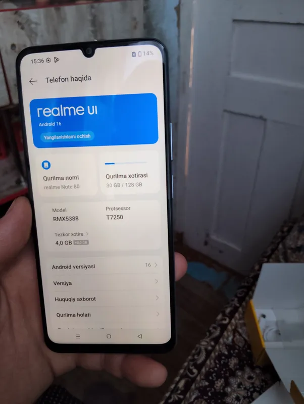 realme note 80 4 128 gbayt xotira 1 realme note 80 4 128 gbayt xotira 1