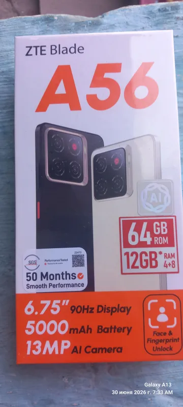 ZTE Blade A56 4gb+64gb 1