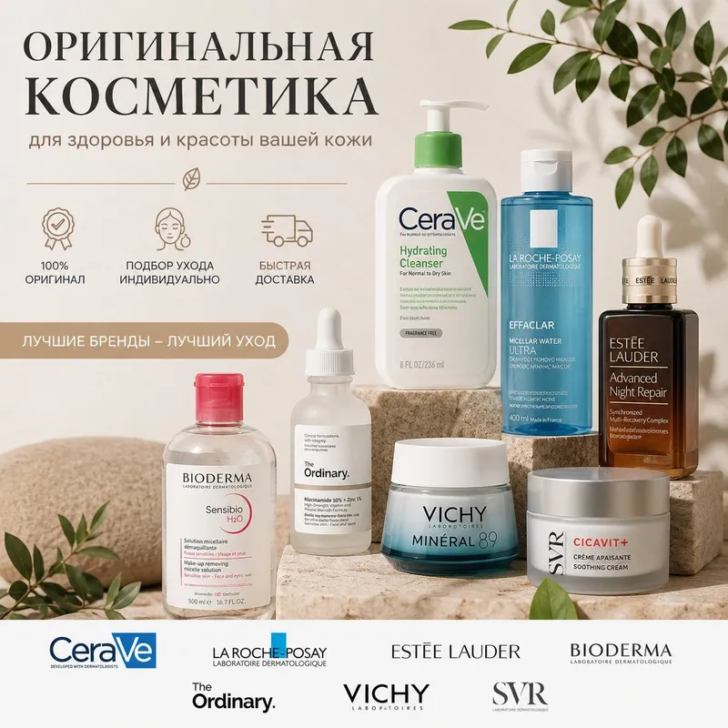 Original kosmetika Cerave, La Roche-Posay, Vichy, Bioderma, SVR