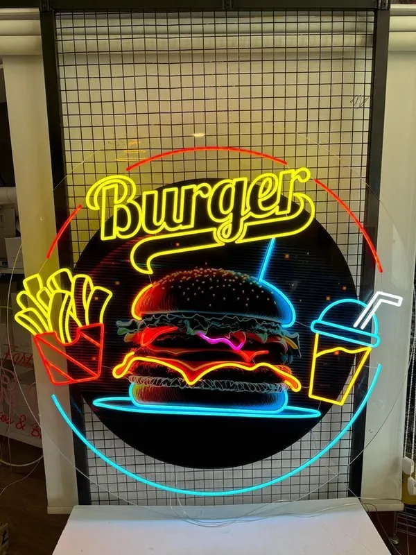 Let Neon Bukva Banner — фото 2