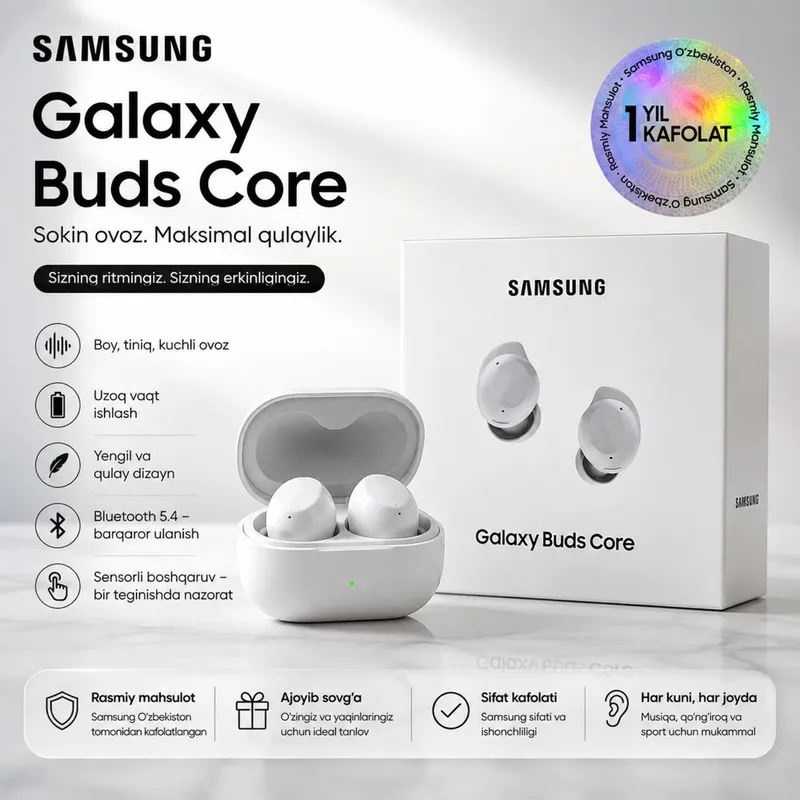 Galaxy Buds Core White Galaxy Buds Core White