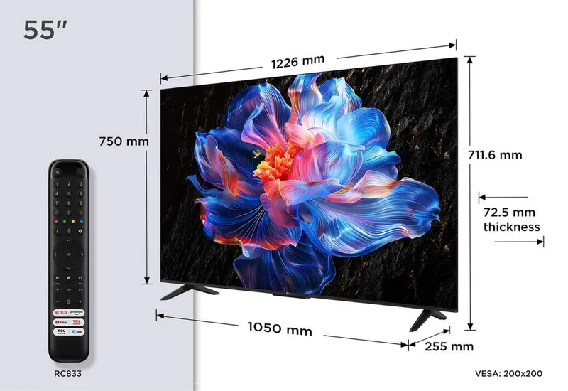 Телевизор TCL 50/55 V6C 2025 4K HDR новый модель Доставка Бесплатно — фото 5 Телевизор TCL 50/55 V6C 2025 4K HDR новый модель Доставка Бесплатно — фото 5
