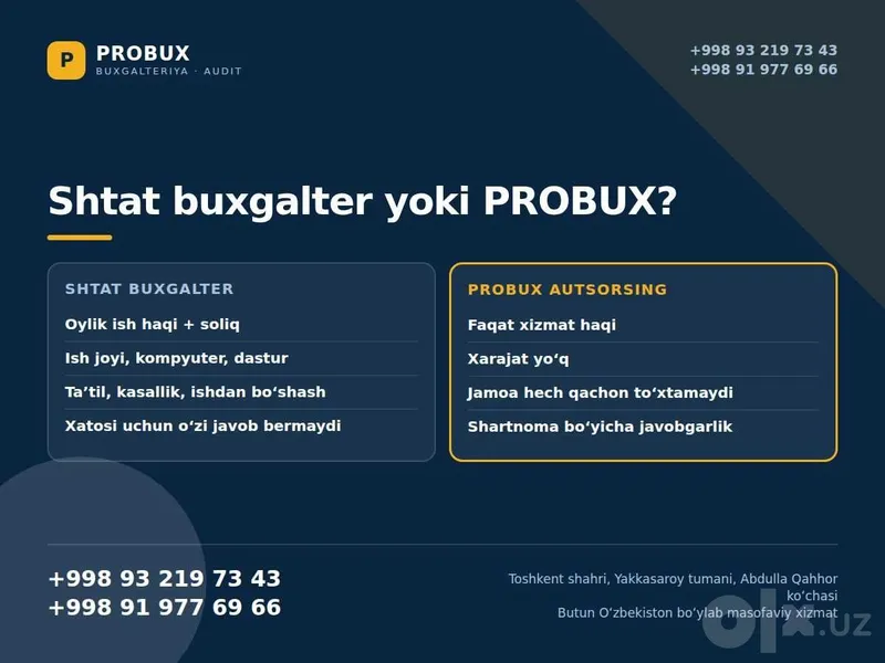 Buxgalteriya xizmati | bugalteriya | бухгалтерия хизмати | YaTT MChJ 5 Buxgalteriya xizmati | bugalteriya | бухгалтерия хизмати | YaTT MChJ 5