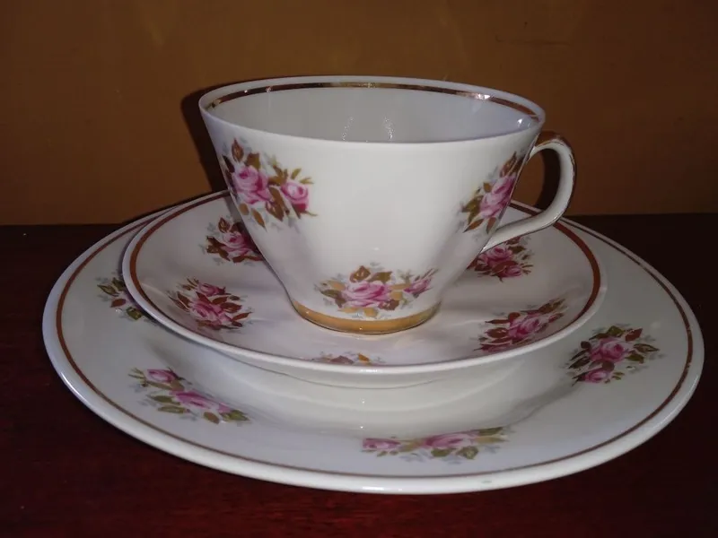 Кофейное трио фарфор Рига "Марианна" (75 мл).